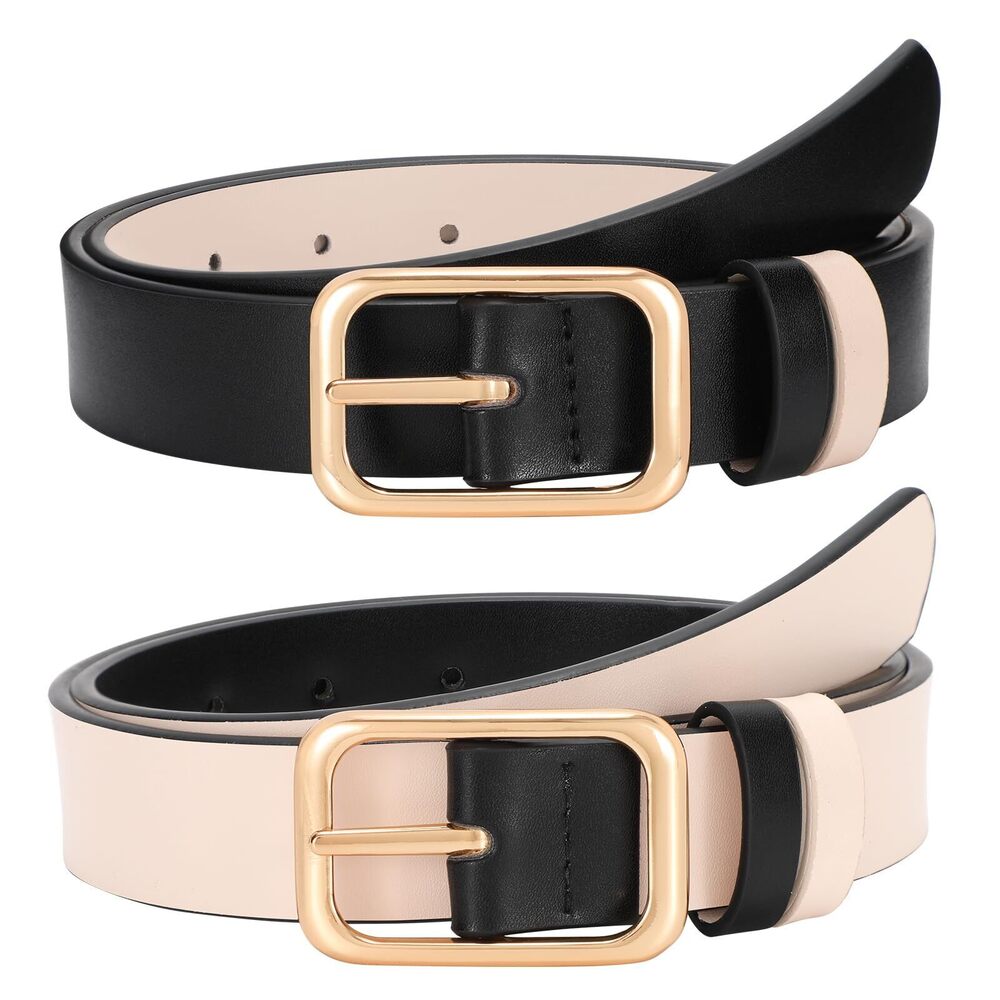 1739 Women Reversible Leather Belts For Jeans Pants Dresses Ladies Belts